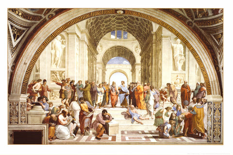Raphael The School of Athens Poster 24x36
