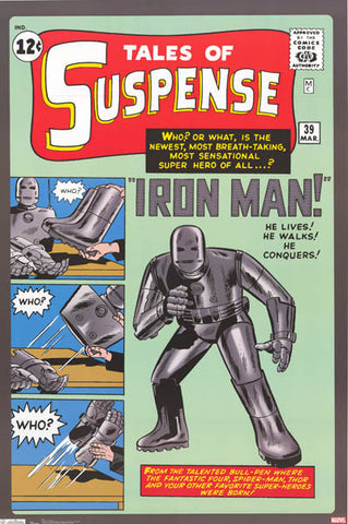 Iron Man Marvel Comics Poster