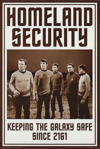 Star Trek Homeland Security Poster