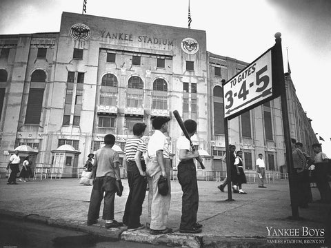 Yankee Boys New York Yankees Stadium Poster