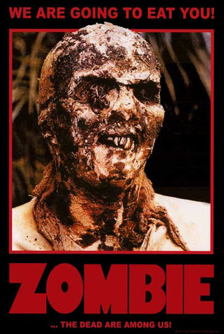 Zombie Lucio Fulci Movie Poster