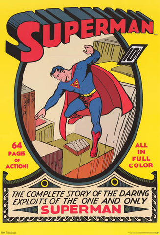 Superman No 1 DC Comics Poster