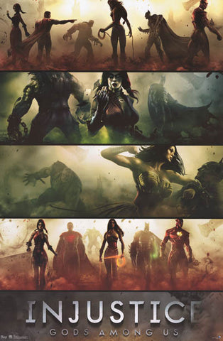 Injustice DC Comics Video Game Poster