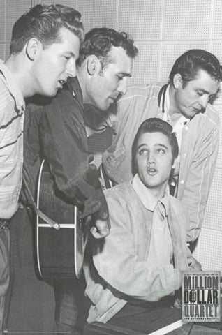 Million Dollar Quartet Elvis Poster