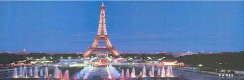 Paris Eiffel Tower Poster