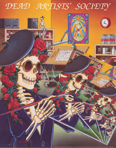 Grateful Dead Band Poster