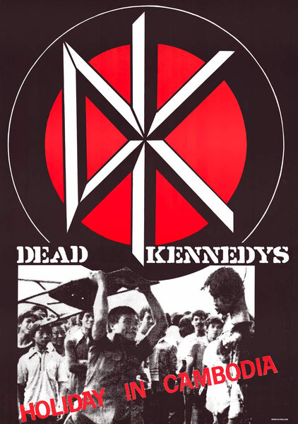 Dead Kennedys Holiday in Cambodia Poster 23x33 – BananaRoad