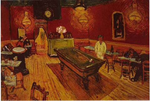 Vincent Van Gogh Night Cafe Poster