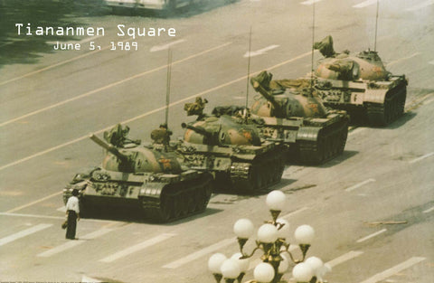 Tiananmen Square Tank Man Poster