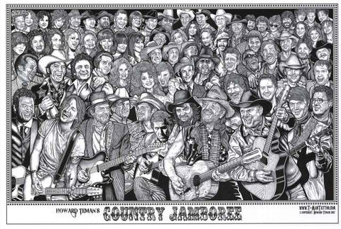 Country Jamboree Howard Teman Poster