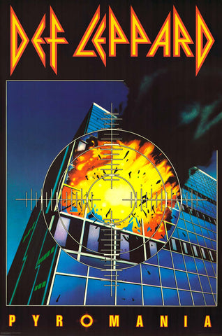 Def Leppard Pyromania Album Cover Poster 24x36