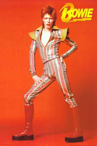 David Bowie Ziggy Stardust Portrait Poster 24x36