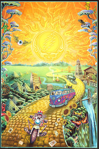 Grateful Dead Golden Road Poster 24x36