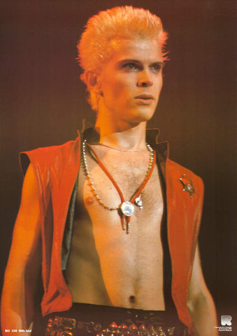 Billy Idol 1984 Portrait Poster 24x33