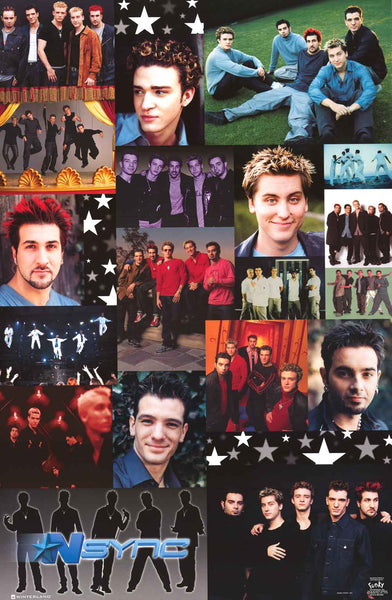 NSYNC Hangin' Justin Timberlake 2000 22x34 Poster