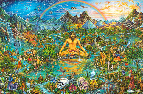 Michael Fishel The Creator Psychedelic Art Poster