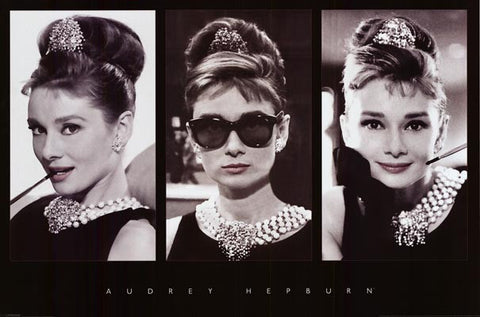 Audrey Hepburn Breakfast at Tiffanys Poster