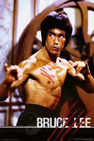Bruce Lee Portrait Poster