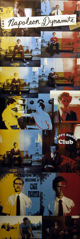 NAPOLEON DYNAMITE COLLAGE 21x62 DOOR POSTER