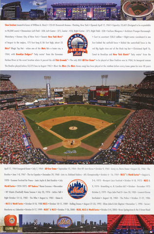 New York Mets Shea Stadium Poster