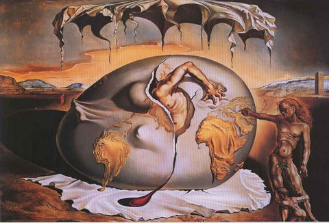 Salvador Dali Geopoliticus Child Poster