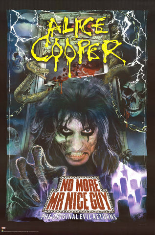 Alice Cooper No More Mr Nice Guy Poster 24x36