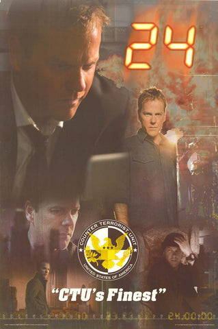24: Jack Bauer TV Show Poster 24x36