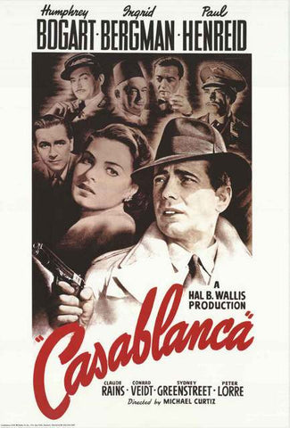 Casablanca Movie Poster