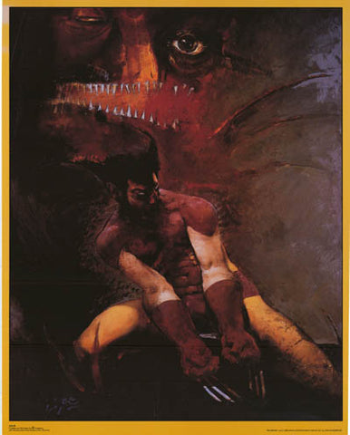 Wolverine Marvel Comics Poster