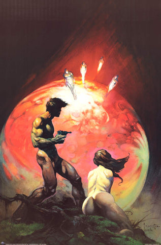 Frank Frazetta Red Planet Poster 24x36