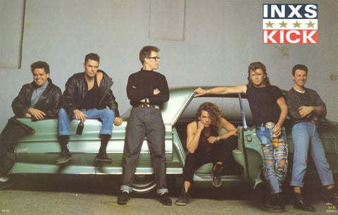 INXS Band Portrait 1987 Poster 22x35