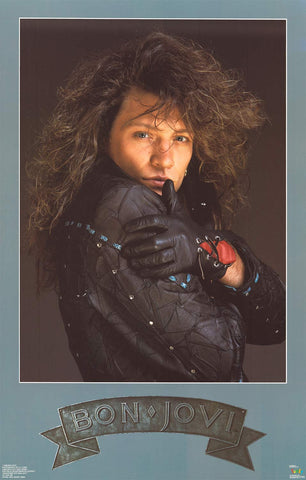 Jon Bon Jovi Portrait 1984 Poster 22x35