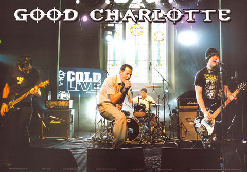 Good Charlotte Band on Stage Poster