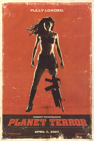 Planet Terror Grindhouse Movie Poster 24"x36" Media 1 of 1
