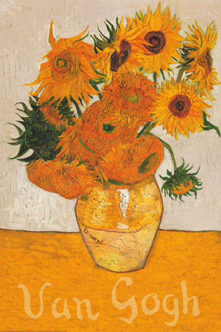 Vincent Van Gogh Sunflowers Poster