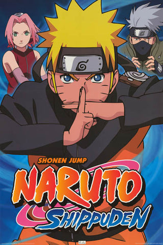 Naruto Shippuden Cartoon Poster