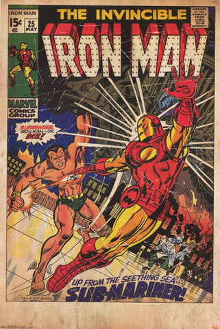 Iron Man Marvel Comics Poster