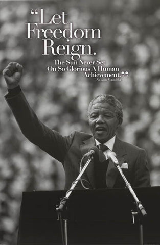 Nelson Mandela Quote Poster