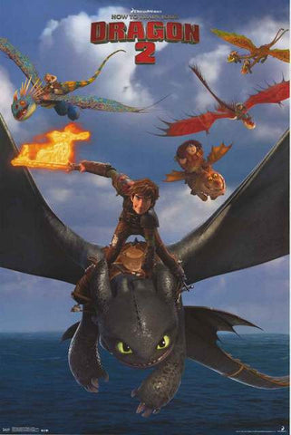 How to Train Your Dragon Movie Poster