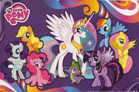 My Little Pony Cartoon Poster