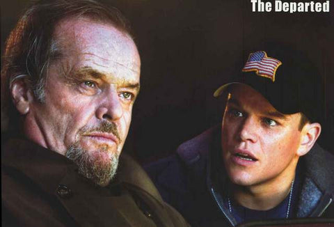 The Departed Jack Nicholson and Matt Damon Movie Poster 23x34