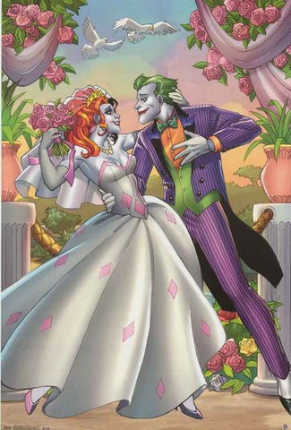 Batman Harley Quinn Joker Poster