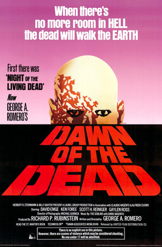 Dawn of the Dead Movie Poster 24x36