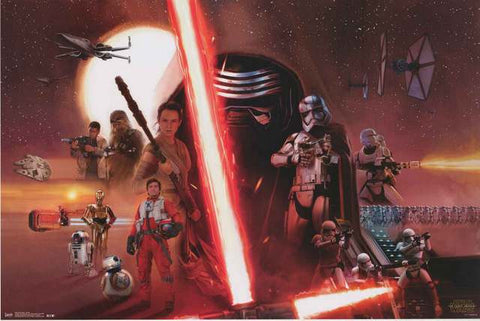Star Wars Force Awakens Poster