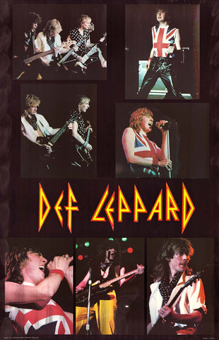 Poster: Def Leppard Live Collage 22x34