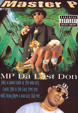 Master P Da Last Don Album Cover Poster 24x35