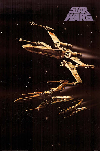 Poster: Star Wars - X-wing Starfighters (24"x36")