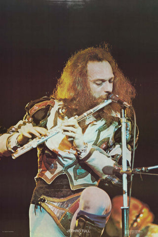 Poster: Jethro Tull Ian Anderson 23x34