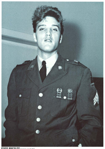 Elvis Presley Army Germany 1960 Poster 24x33
