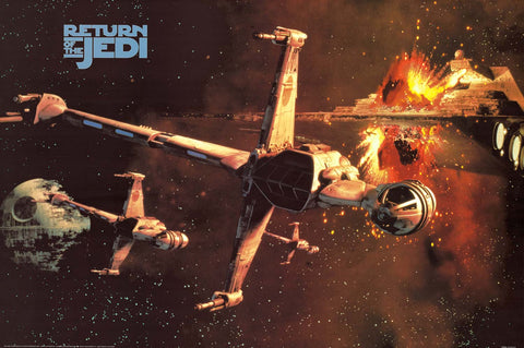 Poster: Star Wars - B-Wing Starfighters (24"x36")